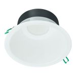 Philips LED Downlight Coreline DN142B Aluminium Vit 19.2W 2300lm 60D - 840 Kallvit | Utskärning   200mm - IP54 - Vit Reflektor