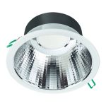 Philips LED Downlight Coreline DN142B Aluminium Vit 19.2W 2300lm 60D - 840 Kallvit | Utskärning   200mm - IP20 - UGR<19 - Dimbar