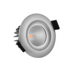 Noxion LED Spot Gimba Aluminium 6W 400lm 36D - 927 Extra Varm Vit | Utskärning   74mm - IP44 - Bästa färgåtergivning - Dimbar