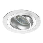Noxion Infälld Spot Logic MR16 Lutningsbar Aluminium | Utskärning   80mm - GU10 Sockel