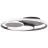 Brilliant Runda Taklampa Metall Silicone Grå 45W 5200lm - 830-865 CCT | 500mm - Fjärrkontroll Dimbar