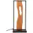 Brilliant Bordslampa Chaumont Aluminium Metall Trä Svart 8W 940lm - 830 Varm Vit