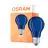 Osram LED Star Classic Decor E27 Päron Filament Matt 2.5W 10lm - Blue | Ersättare 4W