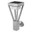 Ledvance LED Vägglampa Utomhus Endura Stil Rostfritt Stål 6W 550lm - 830 Varm Vit | IP44 - Rörelse- och Ljussensor