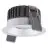 Ledvance LED Spot Fix Aluminium Silver 8W 680lm 36D - 930 Varm Vit | Utskärning   68mm - IP44 - Bästa färgåtergivning - Dimbar