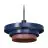 Ledvance LED Pendellampa Decor Layers Pendellampa Stål Blå | Passande för 1x E27