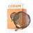 Osram Decor Platt Lamp In Metall Armatur LED E27 Globe Matt Svart 3.5W 300lm - 827 Extra Varm Vit | Ersättare 25W