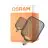 Osram Decor Platt Lamp In Metall Armatur LED E27 Special Matt Svart 3.5W 300lm - 827 Extra Varm Vit | Ersättare 25W