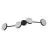 Ledvance LED Decor Spot Moon Stål Svart 21W 1120lm - 830 Varm Vit | Linjär