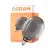 Osram Vintage 1906 LED E27 Globe Filament Smoke 183mm 4W 110lm - 818 Extra Varm Vit | Dimbar - Ersättare 12W