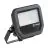 Ledvance LED Strålkastare Aluminium Svart 8W 1100lm 100D - 830 Varm Vit | IP66 - Symmetrisk
