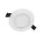 Ledvance Downlight Slim Alu Vit 8W 800lm 90D - 830 Varm Vit | Utskärning   100mm - IP44 