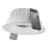Ledvance LED Spot Adjust Aluminium Vit 8W 680lm 36D - 930 Varm Vit | Utskärning   83mm - IP20 - Bästa Färgåtergivning - Dimbar