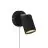 Nordlux Explore Vägglampa Metall och Ceramic Svart | Passande för GU10