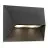 Nordlux Pontio Vägglampa Aluminium Svart | IP54 - Passande för 2x GU10