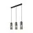 Nordlux Miella 3-Rail Pendellampa Glas Smoke | Passande för 3x E27