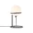 Nordlux Bordslampa Wilson Glas och Metall Svart | Passande för 1x G9
