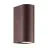 Nordlux Dion Vägglampa Aluminium Rostig Up & Down | Passande för 2x GU10