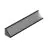 Topmet LED Profil CABI12 E slide - 1m - Complete set - Svart