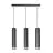 Emibig Pendellampa Kibo Stål Svart | Passande för 3x GU10 - Max 10W