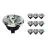 Flerpack 10x Noxion Lucent LED Spot GU10 AR111 15W 850lm 40D - 927 Extra Varm Vit | Bästa Färgåtergivning - Dimbar - Ersättare 75W