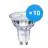 Flerpack 10x Philips Corepro LED Spot GU10 PAR16 3W 240lm 36D - 840 Kallvit | Dimbar - Ersättare 35W