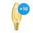 Flerpack 10x Ledvance Vintage 1906 LED E14 Kronljus Guld 1.5W 120lm - 824 Extra Varm Vit | Ersättare 15W