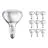 Flerpack 10x Philips R125 IR 375W E27 230-250V
