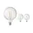 Flerpack 3x Calex Smart Tuya Wifi E27 Globe Filament 7.5W 1055lm - 818-830 Justerbar Vit | Dimbar - Ersättare 75W 