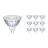 Flerpack 10x Philips Corepro LED Spot GU5.3 MR16 2.9W 230lm 36D - 827 Extra Varm Vit | Ersättare 20W