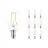 Flerpack 10x Philips Corepro LED Lustre E14 boll Filament Klar 2W 250lm - 827 Extra Varm Vit | Ersättare 25W