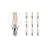 Flerpack 10x Noxion Lucent Lustre LED E14 boll Filament Klar 2.5W 250lm – Dimbar - Ersättare 25W