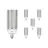Flerpack 6x Ledvance LED Lampa HQL LED P E40 90W 13000lm - 840 Kallvit | Ersättare 250W