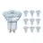 Flerpack 10x Ledvance Performance LED Spot Reflektor GU10 PAR16 4.5W 350lm 36D - 940 Kallvit | Bästa färgåtergivning - Dimbar - Ersättare 50W