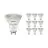 Flerpack 10x Noxion PerfectColor LED Spot GU10 PAR16 4W 345lm 36D - 930 Varm Vit | Bästa färgåtergivning - Dimbar - Ersättare 50W
