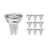 Flerpack 10x Noxion Lucent LED Spot GU10 PAR16 4.8W 450lm 36D - 840 Kallvit | Ersättare 65W