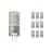 Flerpack 10x Osram Parathom LED Pin GY6.35 3.8W 470lm - 827 Extra Varm Vit | Dimbar - Ersättare 40W