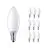 Flerpack 10x Philips Corepro LED Kronljus E14 Matt 4.3W 470lm - 827 Extra Varm Vit | Ersättare 40W