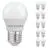 Flerpack 10x Noxion Lucent Classic LED E27 Boll Matt 4.5W 470lm - 827 Extra Varm Vit | Ersättare 40W