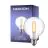 Noxion Lucent Filament LED E27 Globe Klar 7W 806lm - 827 Extra Varm Vit | Dimbar - Ersättare 60W