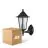 Flerpack 4x D'Lite Vägglampa Helora Svart | IP44 - Passande för 1x E27