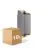 Flerpack 10x Nordlux Nico Vägglampa Aluminium Antracit Up & Down | IP54 - Passande för 2x GU10