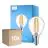 Flerpack 10x Philips Corepro LED Lustre E14 boll Filament Klar 6.5W 806lm - 827 Extra Varm Vit | Ersättare 60W