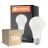 Flerpack 10x Ledvance Classic LED E27 Päron Matt 8.5W 806lm - 827 Extra Varm Vit | Ersättare 60W