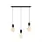 Calex XXL Höga lumen Guld Komplett set - Including 3 XXL Lampas + Cordset Rektangulär bas