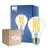 Flerpack 10x Philips Master LED E27 Päron Filament Klar 10.5W 1521lm - 922-927 Dim To Warm | Bästa Färgåtergivning - Dimbar - Ersättare 100W