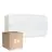 Flerpack 5x Philips LED Säkerhet Ledinaire WL055V Vit 6W 600lm - 830 Varm Vit | 374x150mm - IP65 - Rörelsesensor