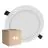 Flerpack 4x Ledvance Downlight Slim Alu Vit 16W 1600lm 90D - 830 Varm Vit | Utskärning   175mm - IP44 