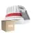 Flerpack 10x Ledvance LED Spot Fire Rated Aluminium Vit 8W 680lm 36D - 930 Varm Vit | Utskärning   68mm - IP65 - Bästa färgåtergivning - Dimbar