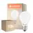 Flerpack 10x Ledvance Classic LED E27 Päron Matt 5.9W 806lm - 827 Extra Varm Vit | Dimbar | mable - Ersättare 60W